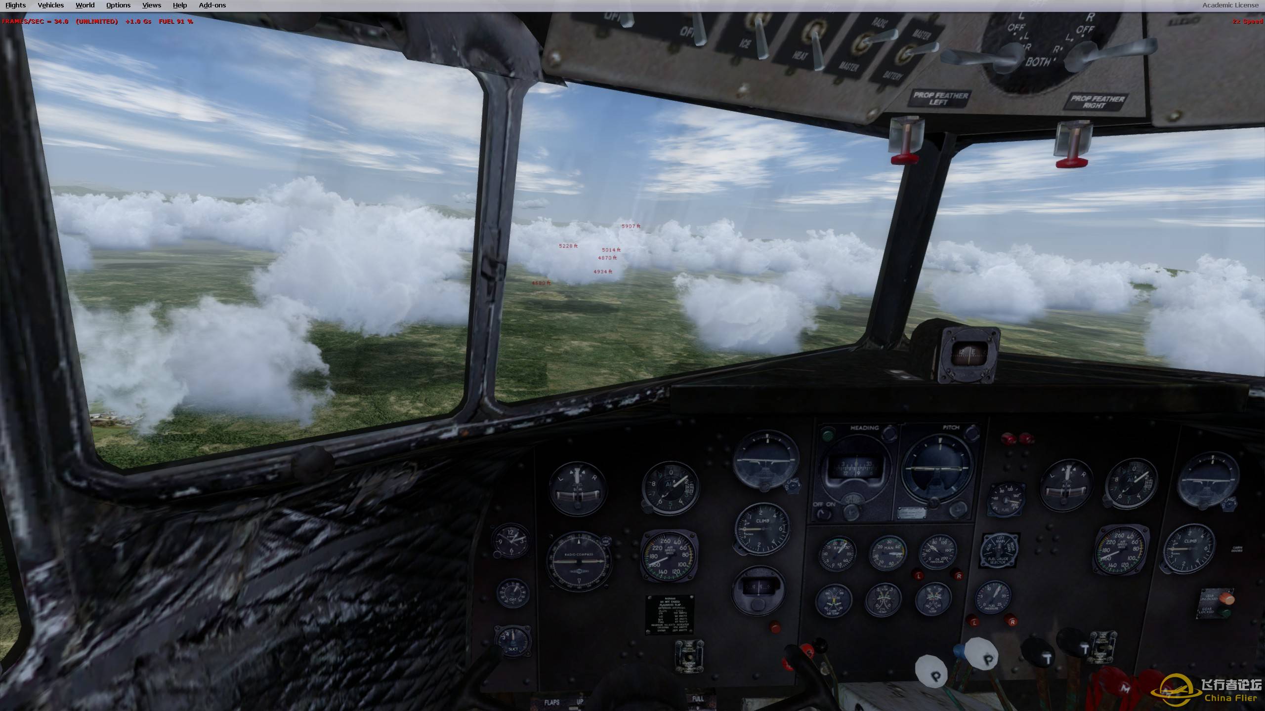 【2314】【VATSIM】今天，我们飞跃了驼峰！-6416 