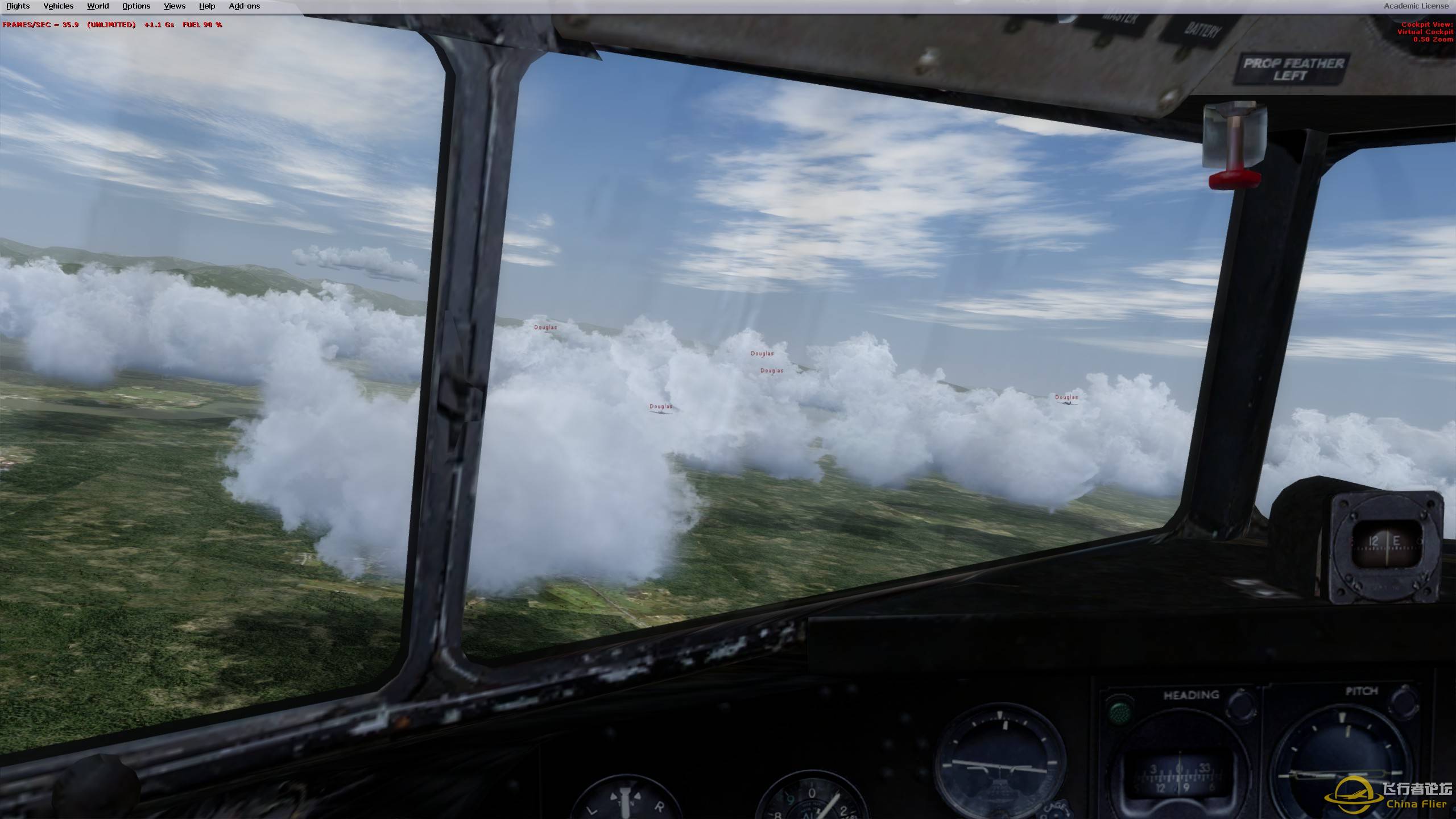 【2314】【VATSIM】今天，我们飞跃了驼峰！-3853 
