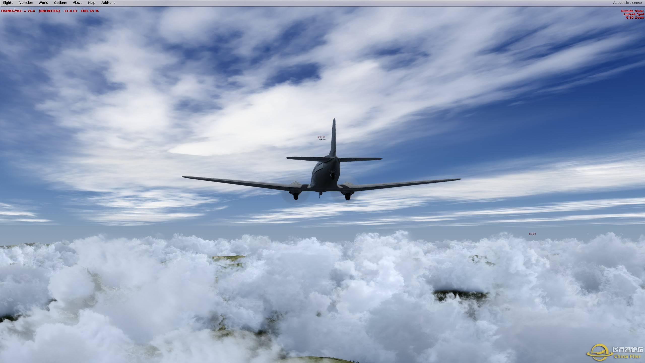 【2314】【VATSIM】今天，我们飞跃了驼峰！-3290 