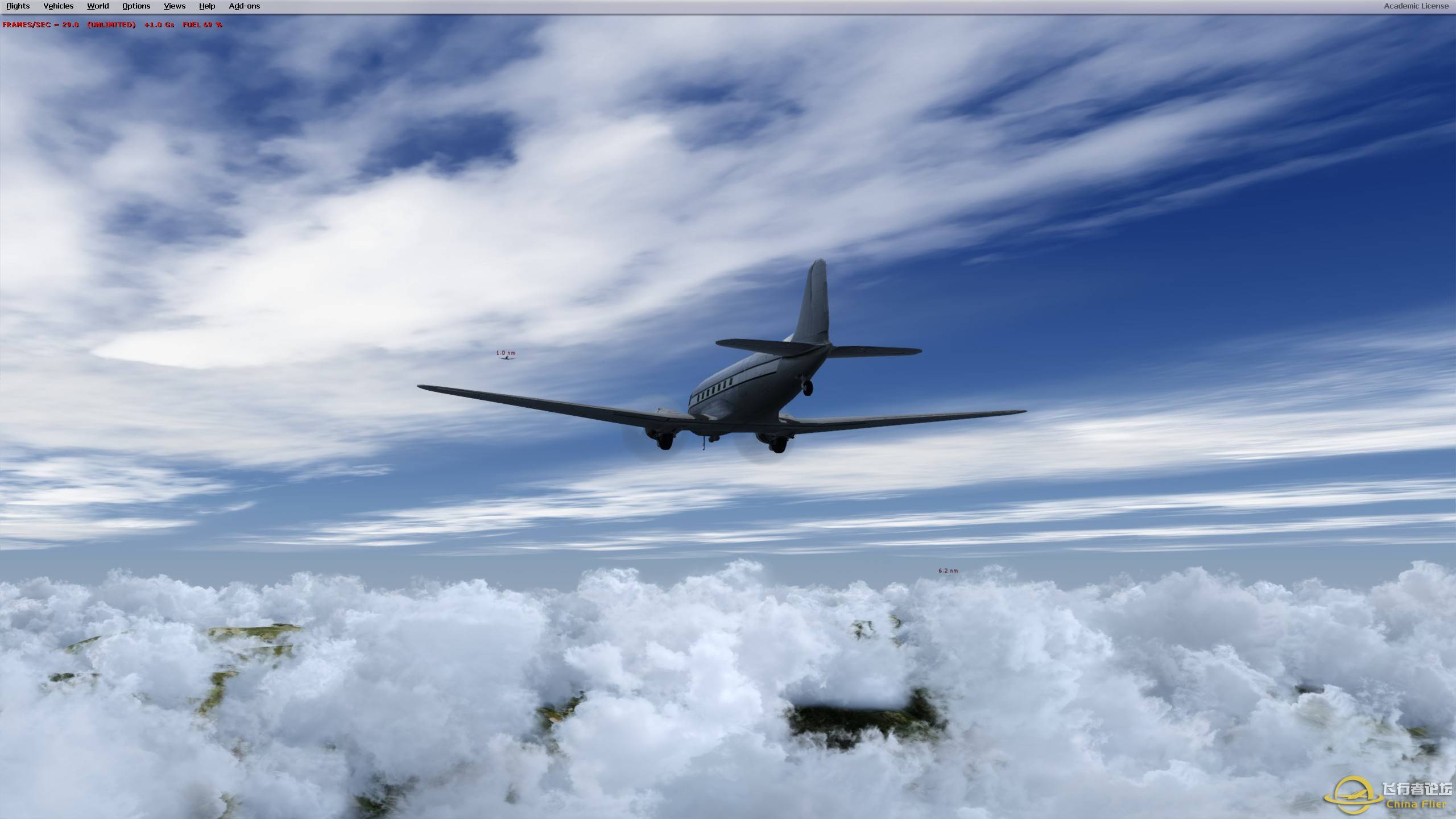 【2314】【VATSIM】今天，我们飞跃了驼峰！-6518 