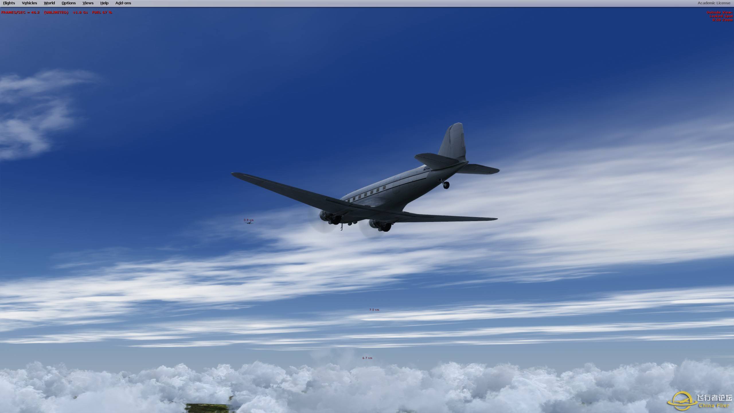 【2314】【VATSIM】今天，我们飞跃了驼峰！-1923 