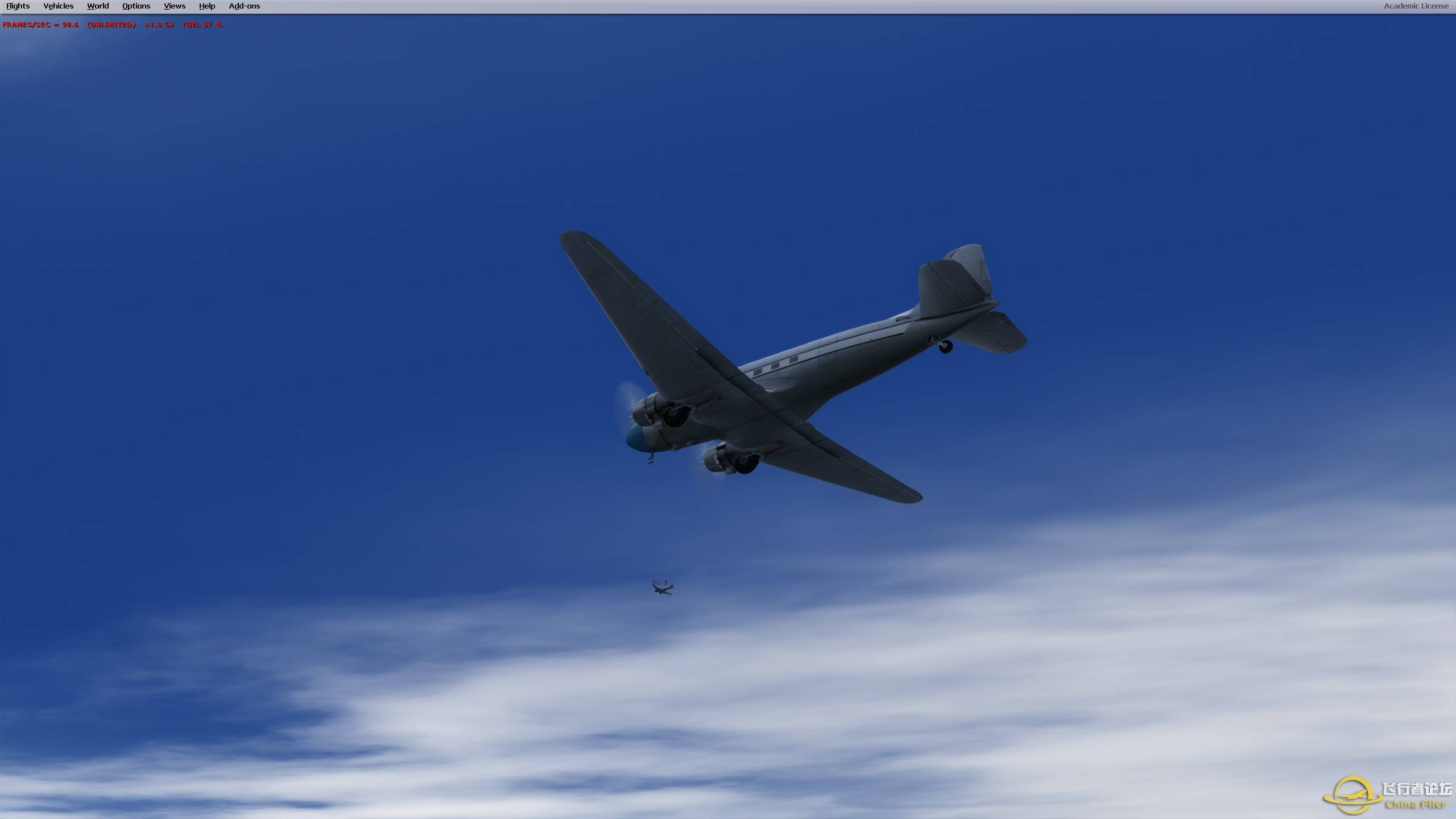 【2314】【VATSIM】今天，我们飞跃了驼峰！-7555 