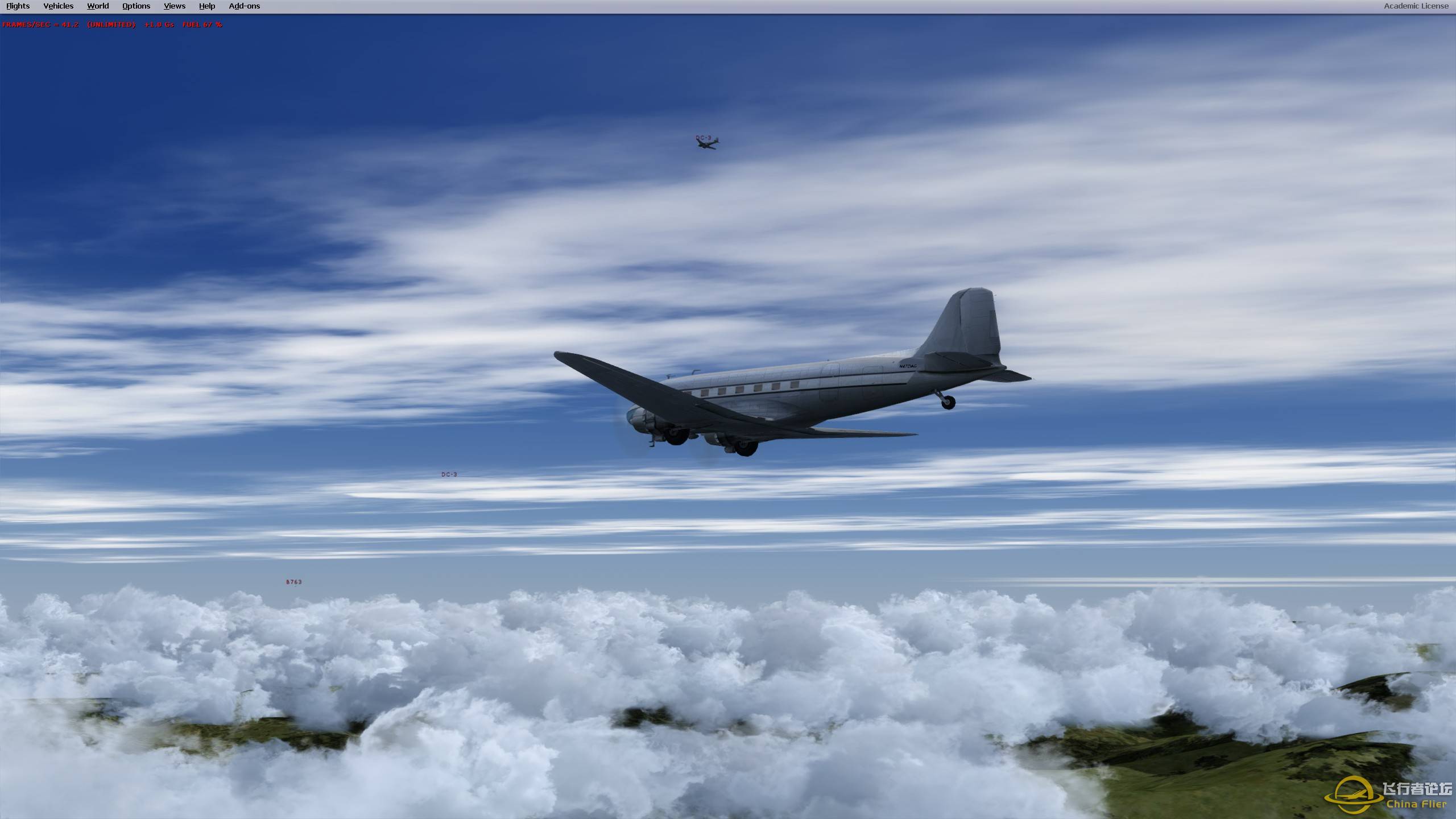 【2314】【VATSIM】今天，我们飞跃了驼峰！-590 
