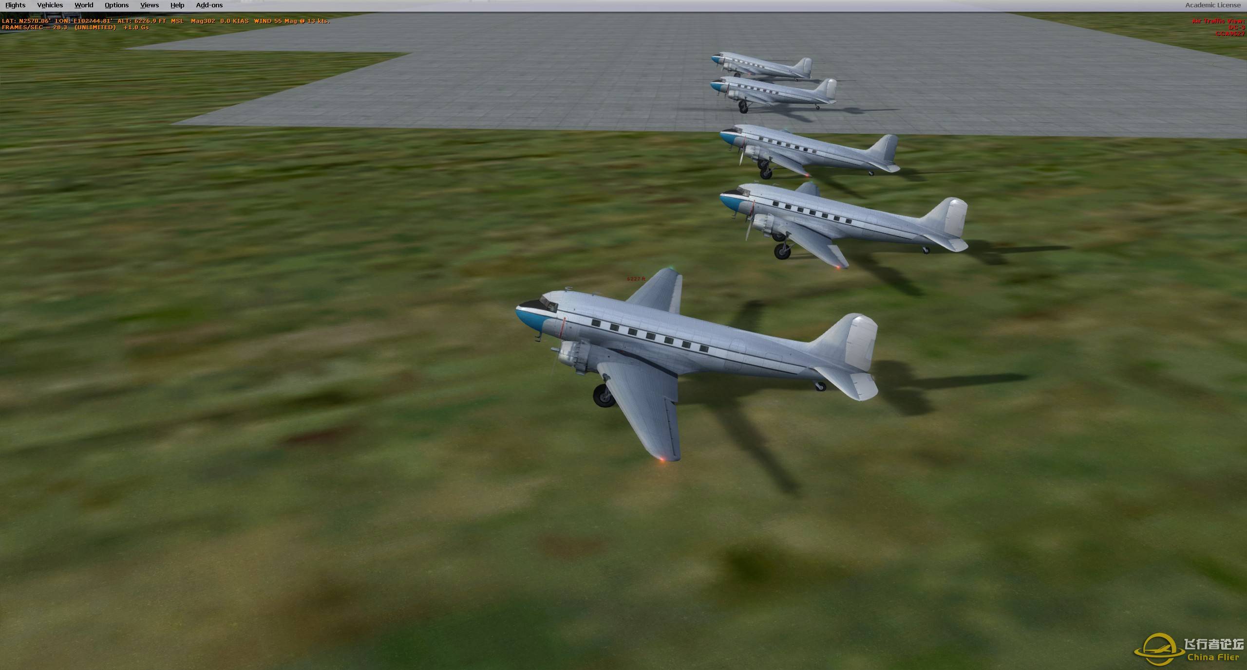 【2314】【VATSIM】今天，我们飞跃了驼峰！-5417 