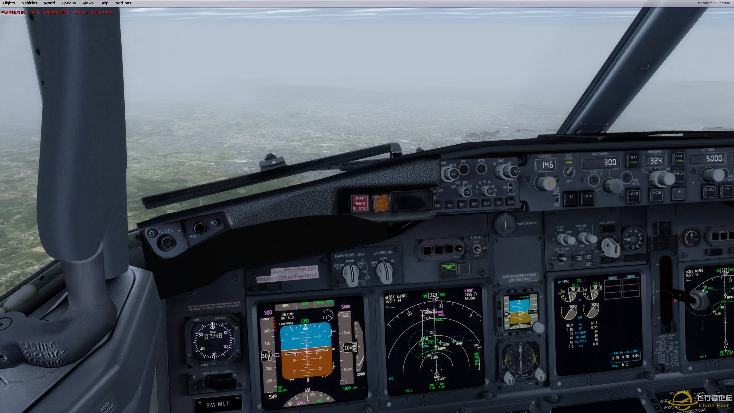 VATSIM】【2314】【P3DV2】吉隆坡-新加坡两地对飞杂图-2279 