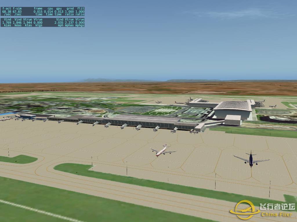 [X-plane X]转载西安咸阳国际机场-663 