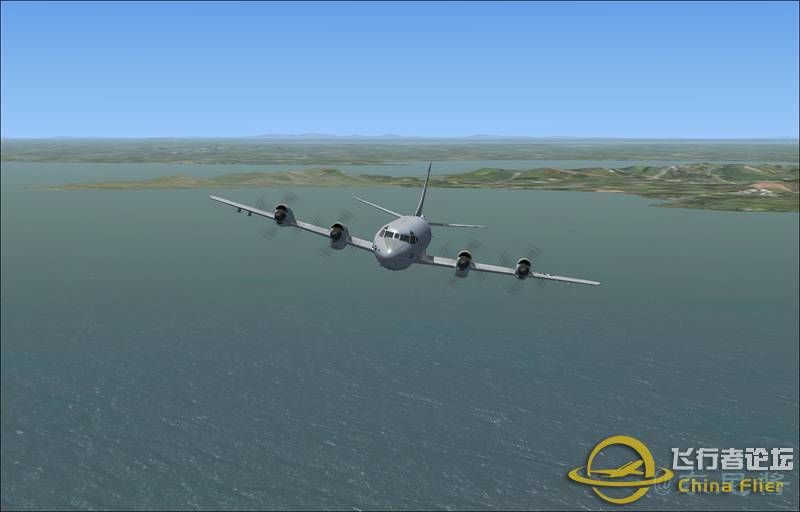 P-3C太湖上空飞行，降落无锡机场-6344 