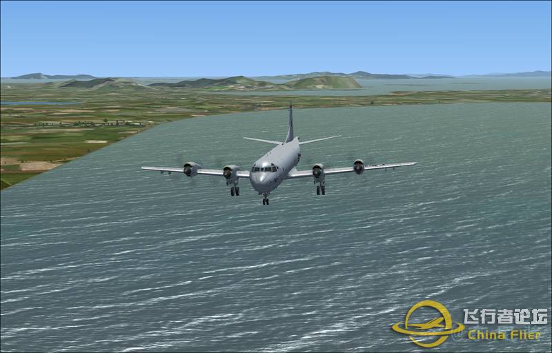 P-3C太湖上空飞行，降落无锡机场-5739 