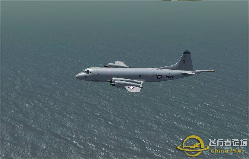 P-3C太湖上空飞行，降落无锡机场-3057 