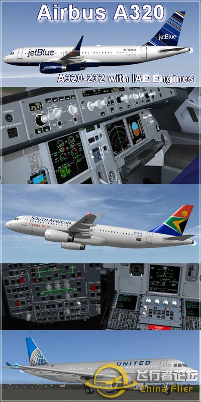 [X-Plane10] - Airbus A320-232 IAE Engine v2.02-7818 