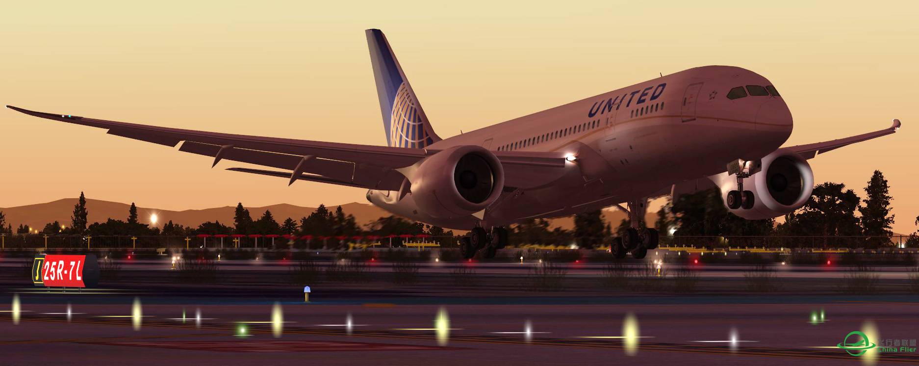 【FSX】UNITED/787-8460 