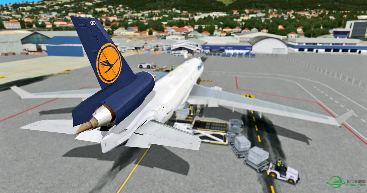 【FSX】LH cargo MD11F-9393 