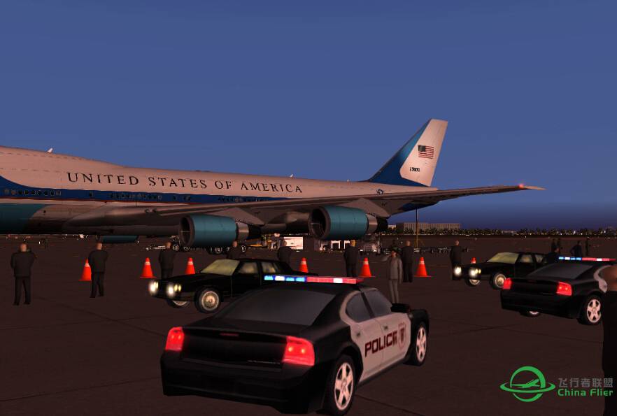 FSX &quot;2014 APEC 空军一号抵京 &quot;-2148 