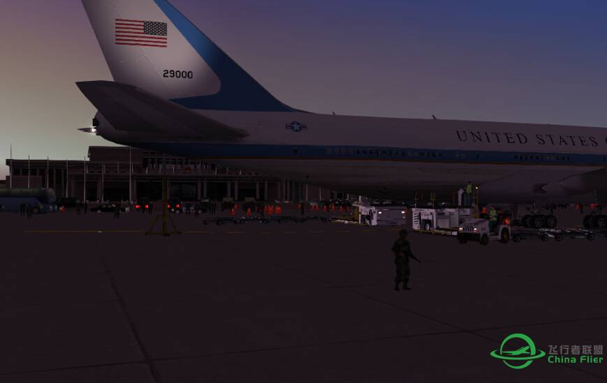 FSX &quot;2014 APEC 空军一号抵京 &quot;-5420 