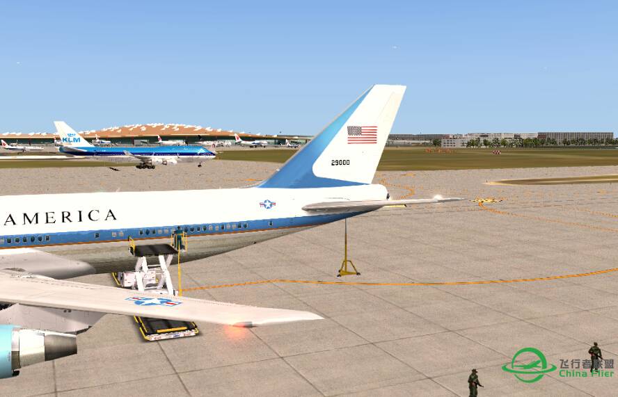 FSX &quot;2014 APEC 空军一号抵京 &quot;-6638 