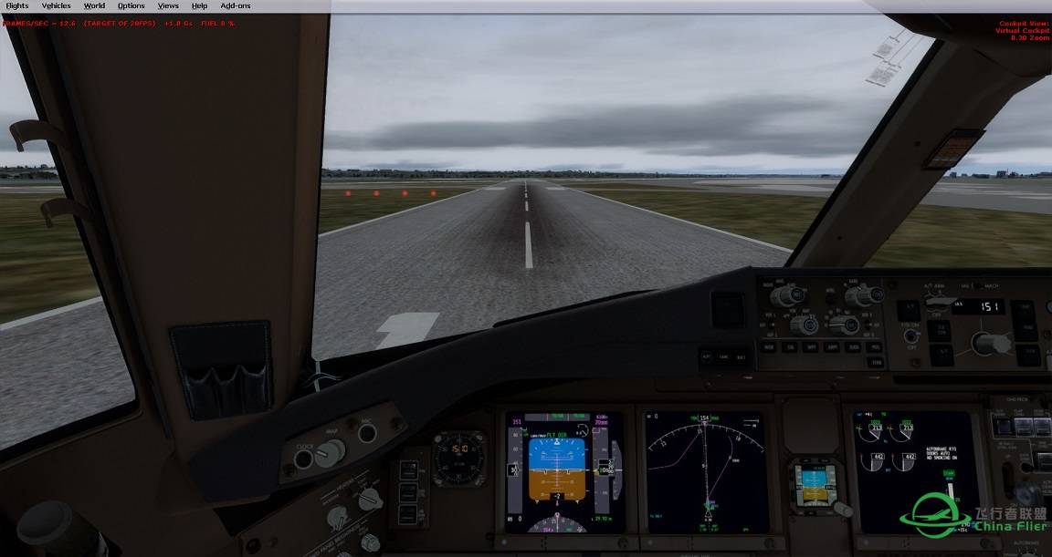 P3D V2.4里的最新和谐版PMDG777几乎完美了！-9515 
