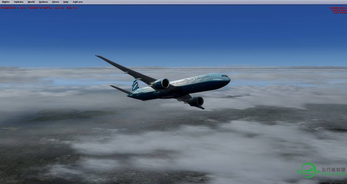 P3D V2.4里的最新和谐版PMDG777几乎完美了！-2832 