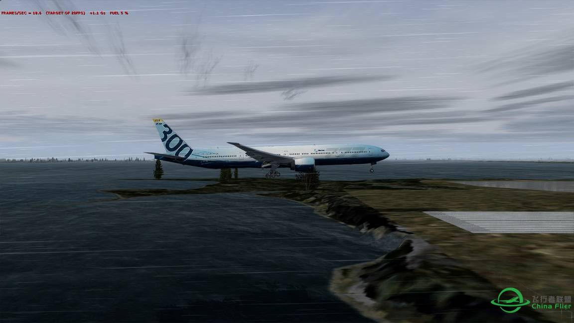 P3D V2.4里的最新和谐版PMDG777几乎完美了！-7223 