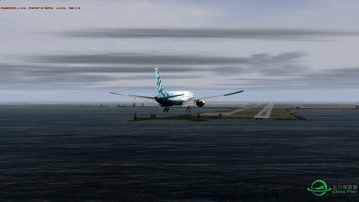 P3D V2.4里的最新和谐版PMDG777几乎完美了！-9982 