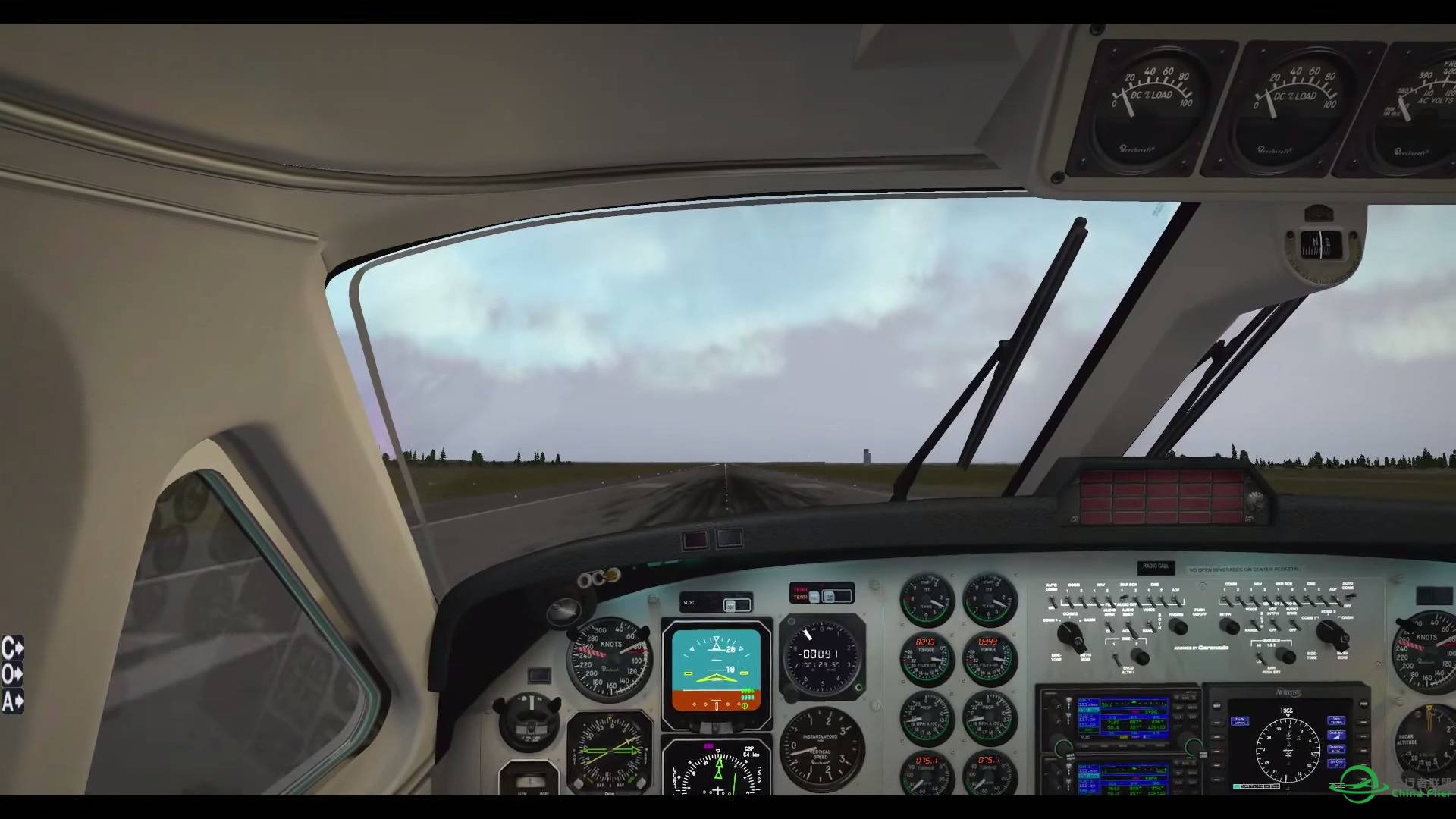 关于Carenado KingAir B200的重心。-2282 