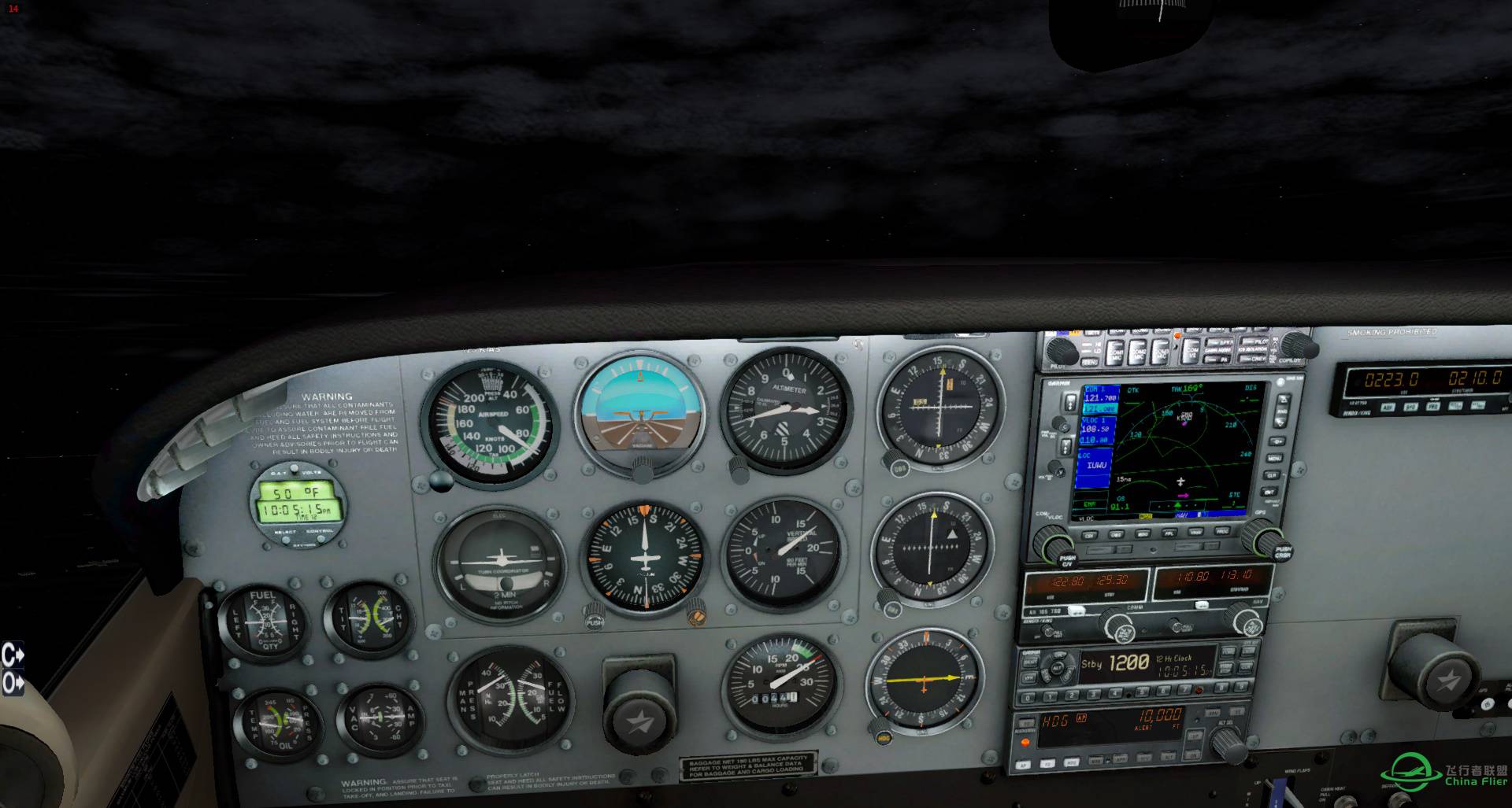 X-Plane 10夜晚也太黑了点吧！-3944 