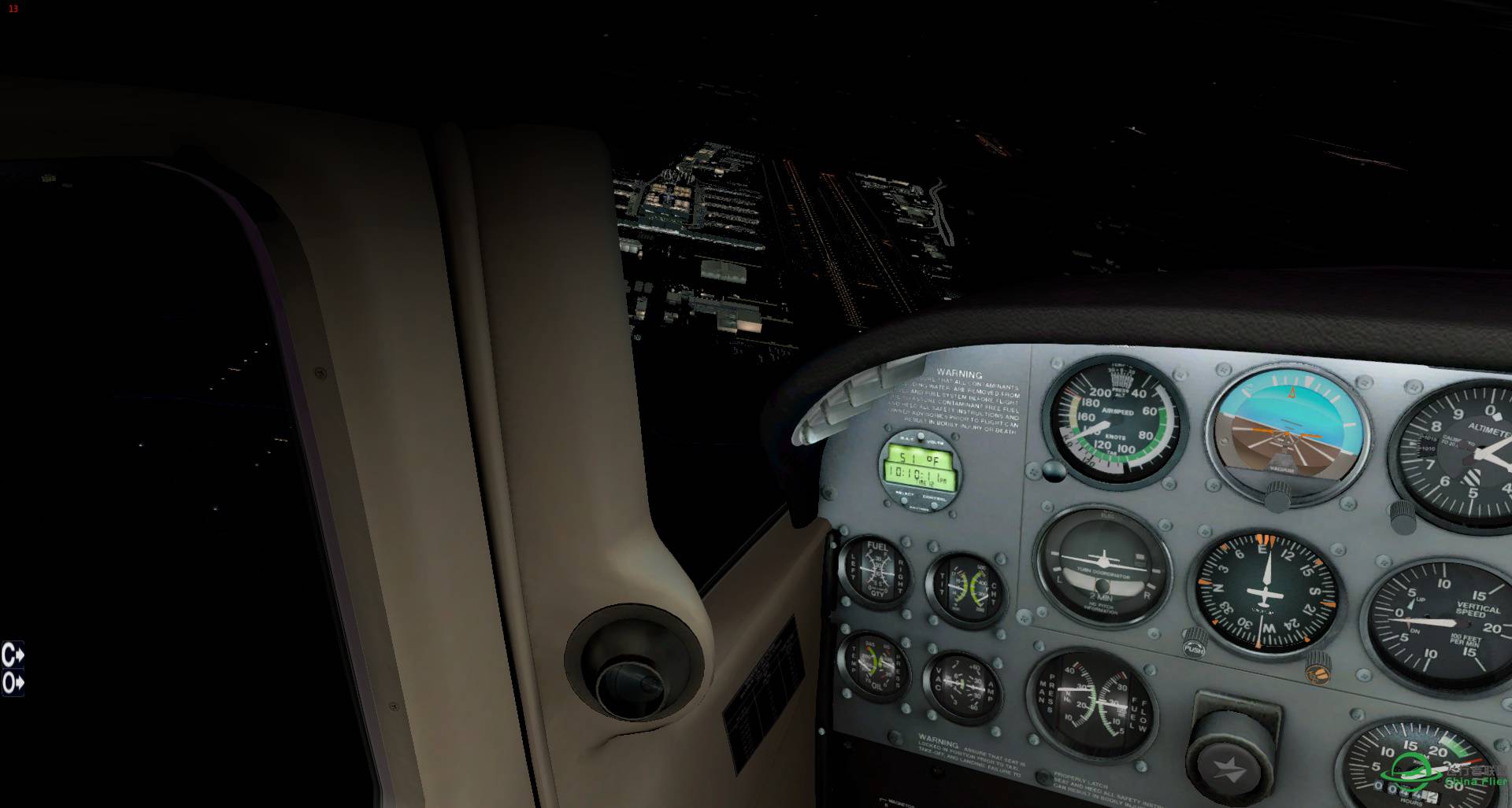 X-Plane 10夜晚也太黑了点吧！-283 