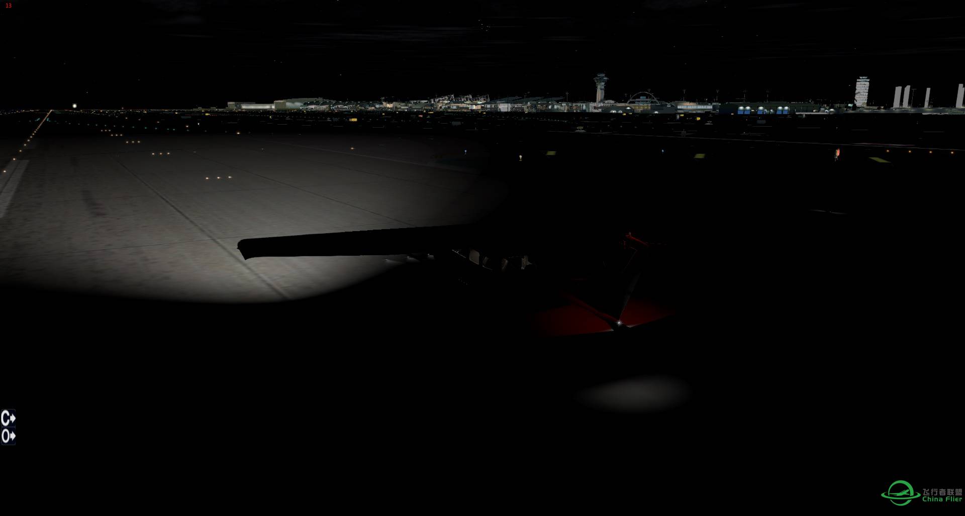 X-Plane 10夜晚也太黑了点吧！-5245 