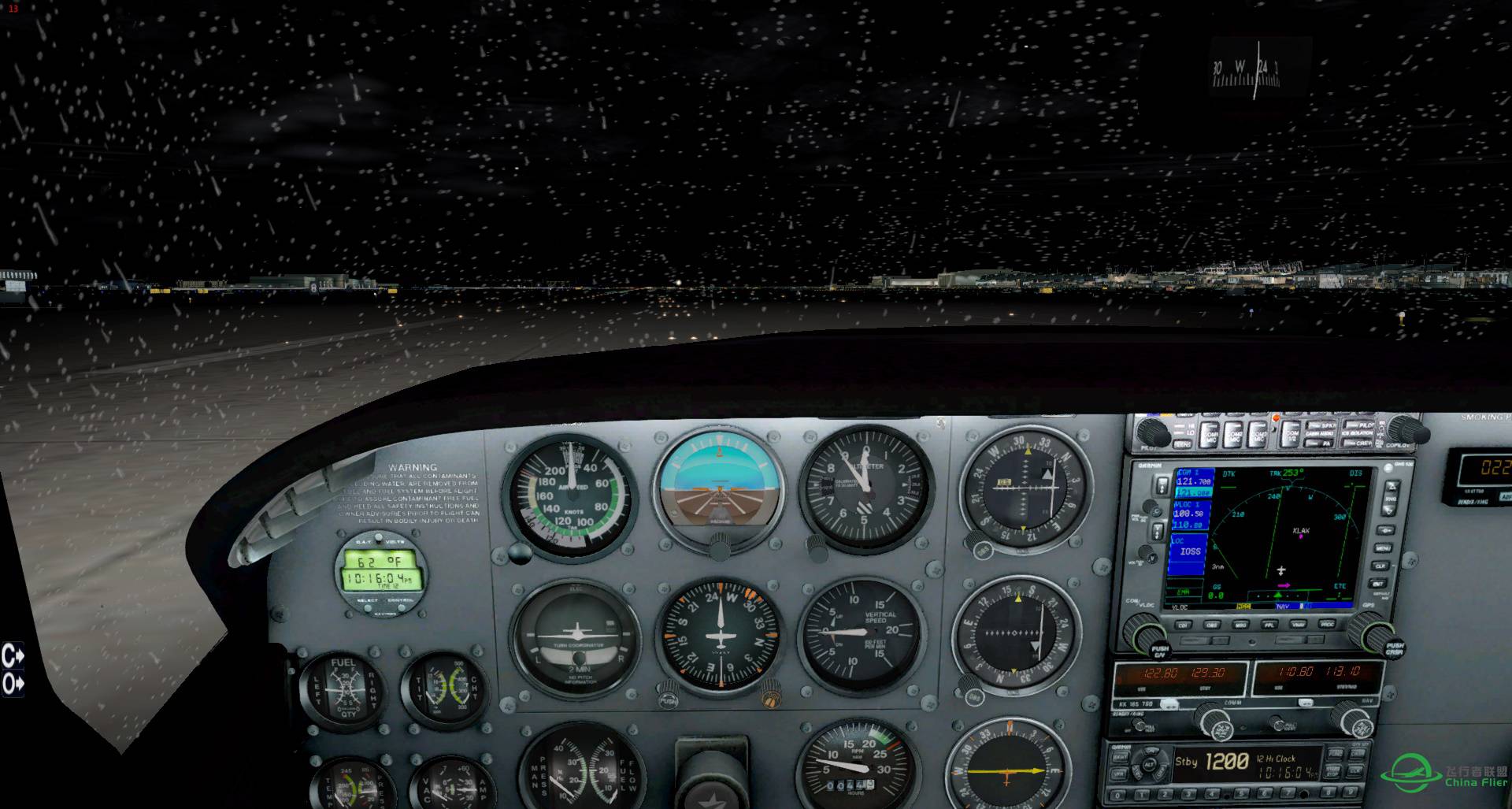 X-Plane 10夜晚也太黑了点吧！-518 