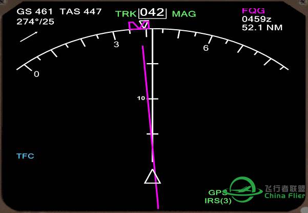 PMDG744 在 P3D v2.5 下不能压着预定航迹走。-7319 