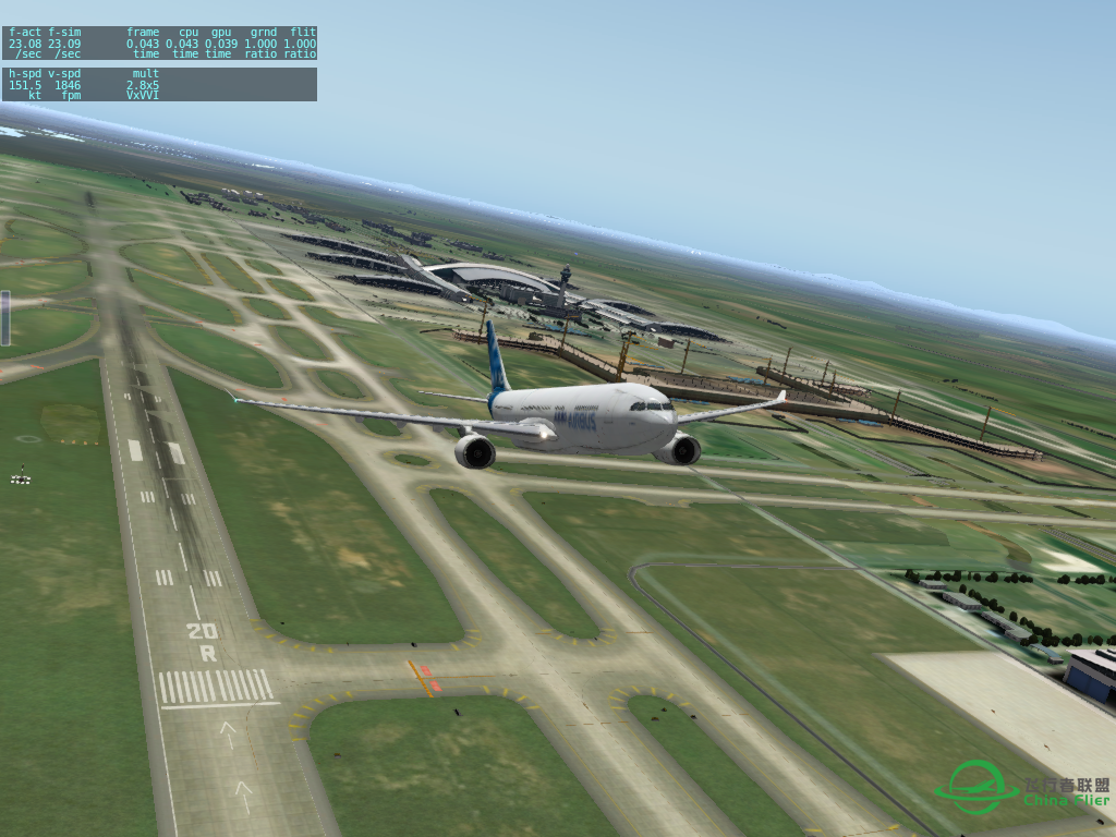 X-Plane ZGGG预览-6595 