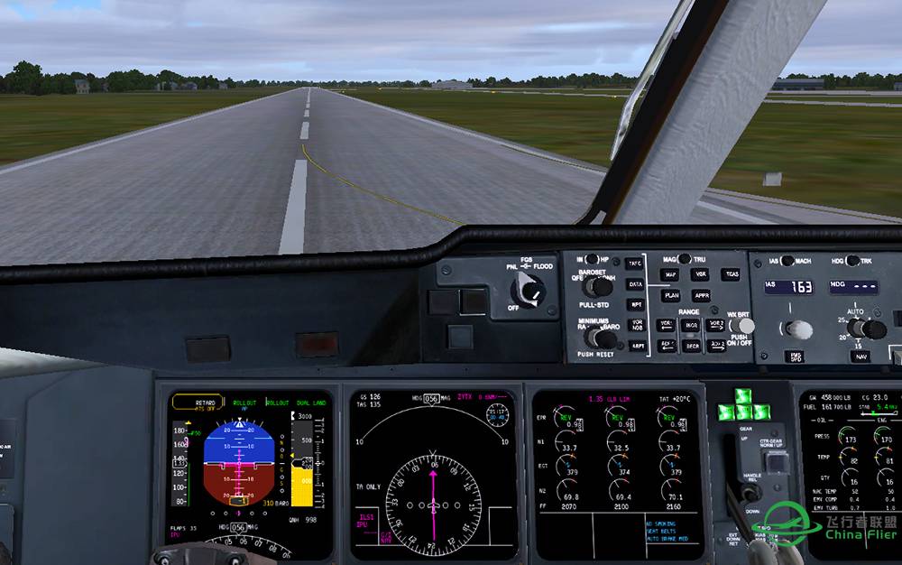 风雨兼程！PMDG MD11 ILS盲降（大连-沈阳）-9249 