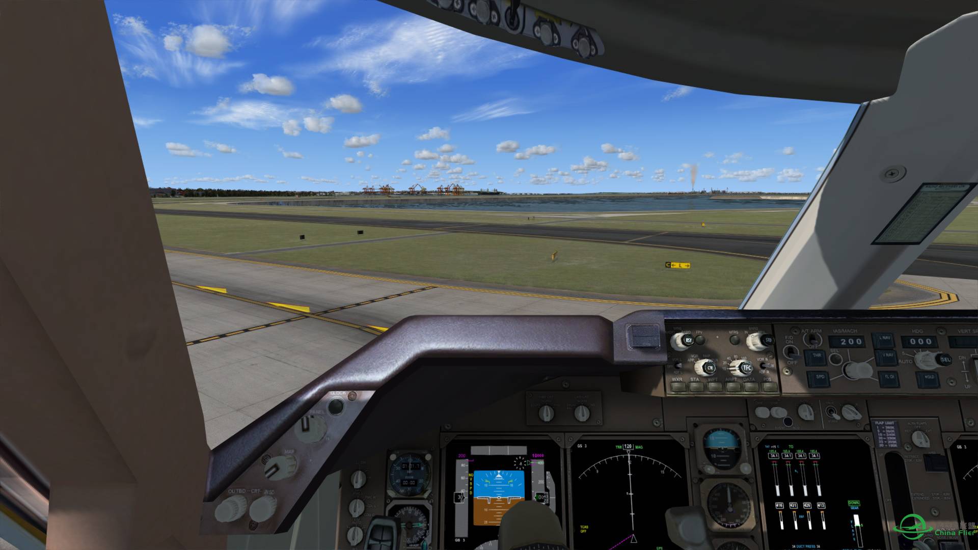 Prepar 3D 试飞，光影效果不错（2）-9830 