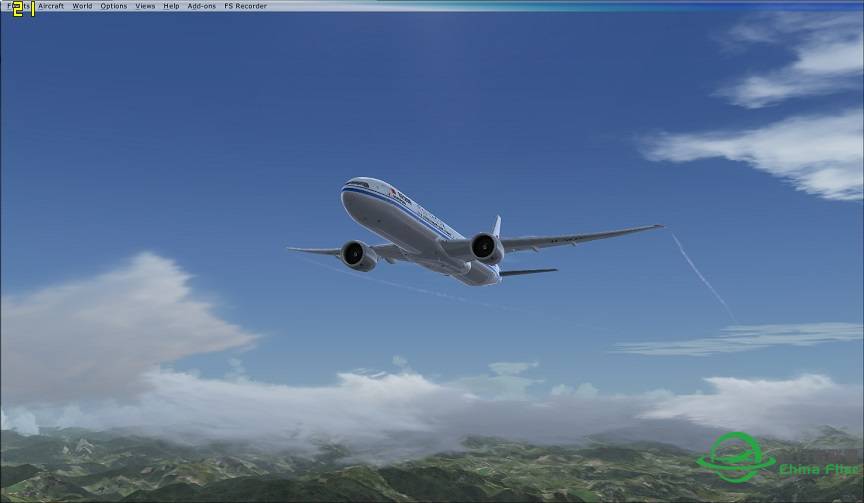 PMDG Boeing 777Immersion终于有效果了！-3698 