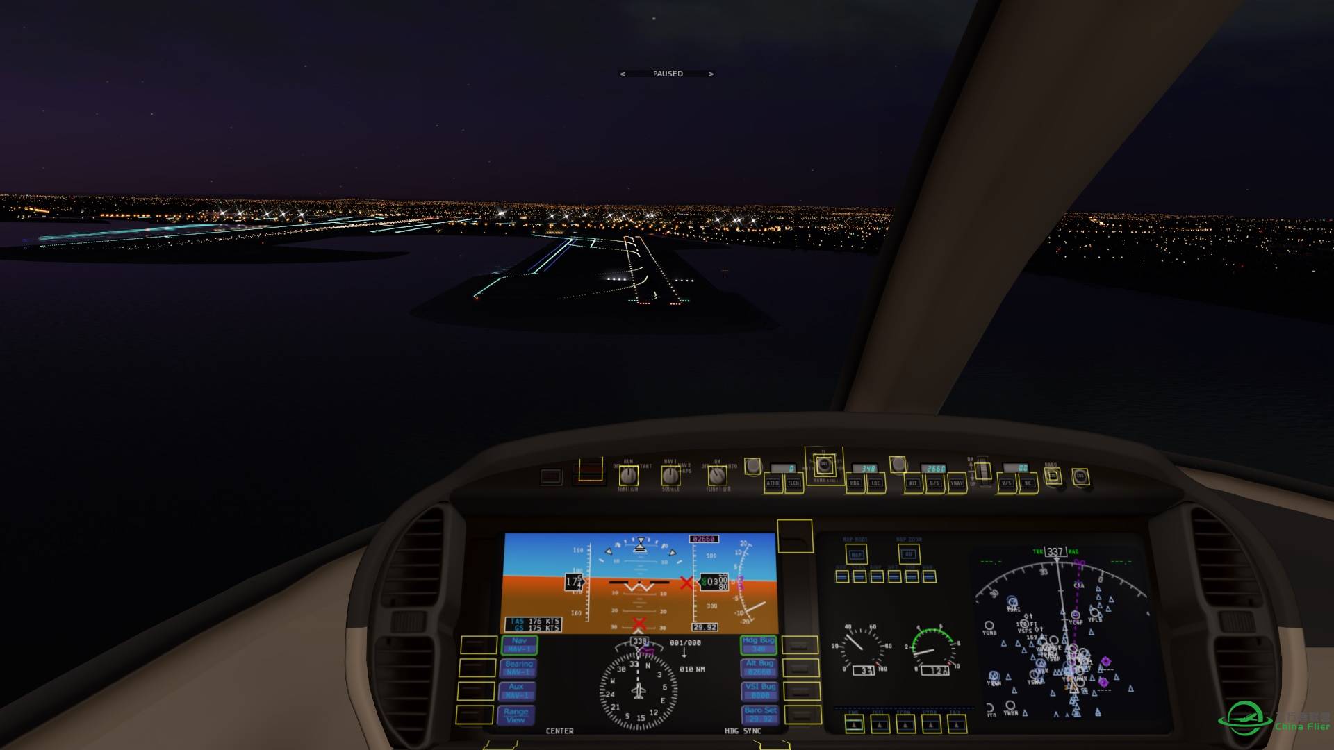 xplane 的夜间效果-9225 