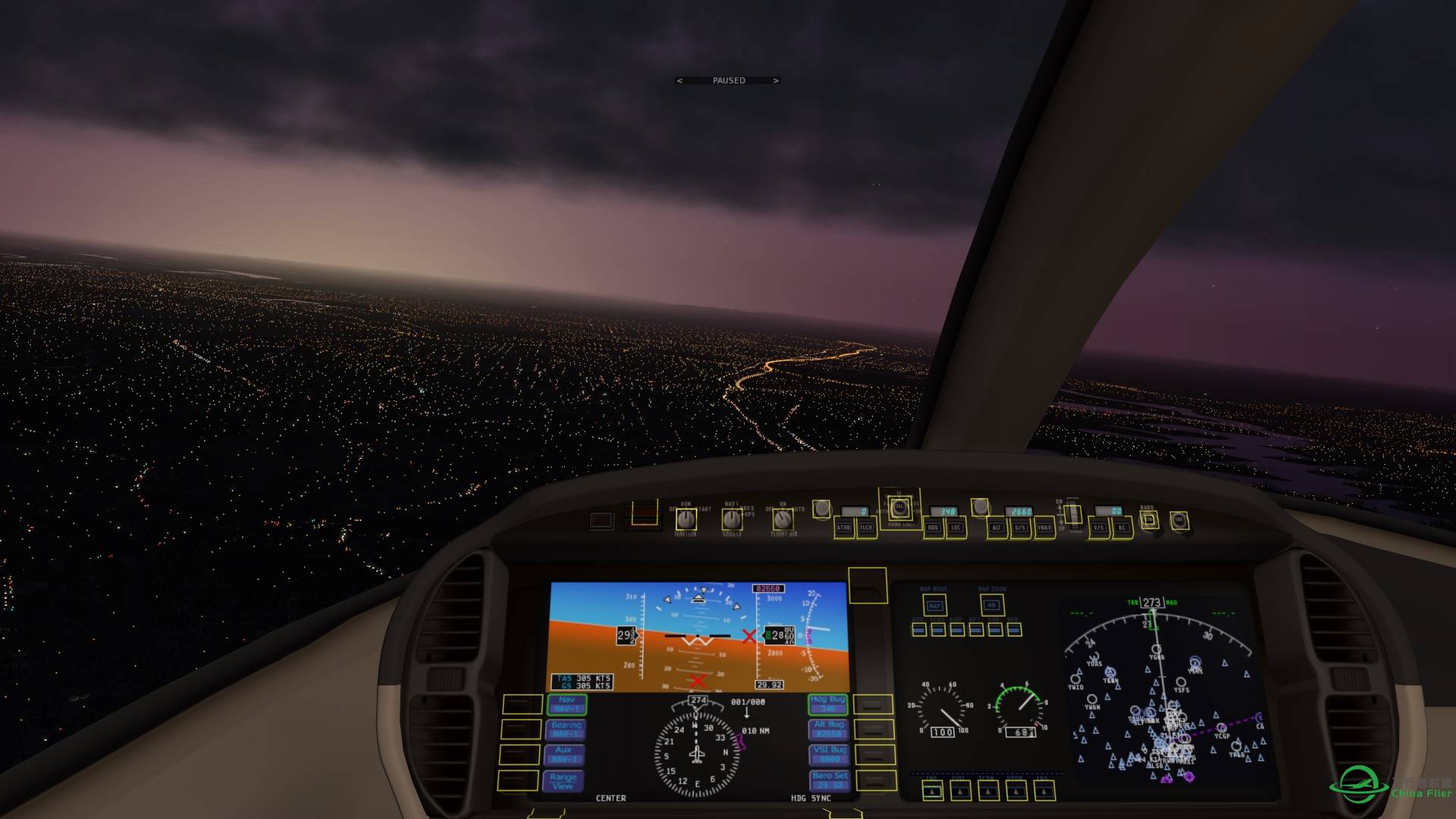 xplane 的夜间效果-1384 