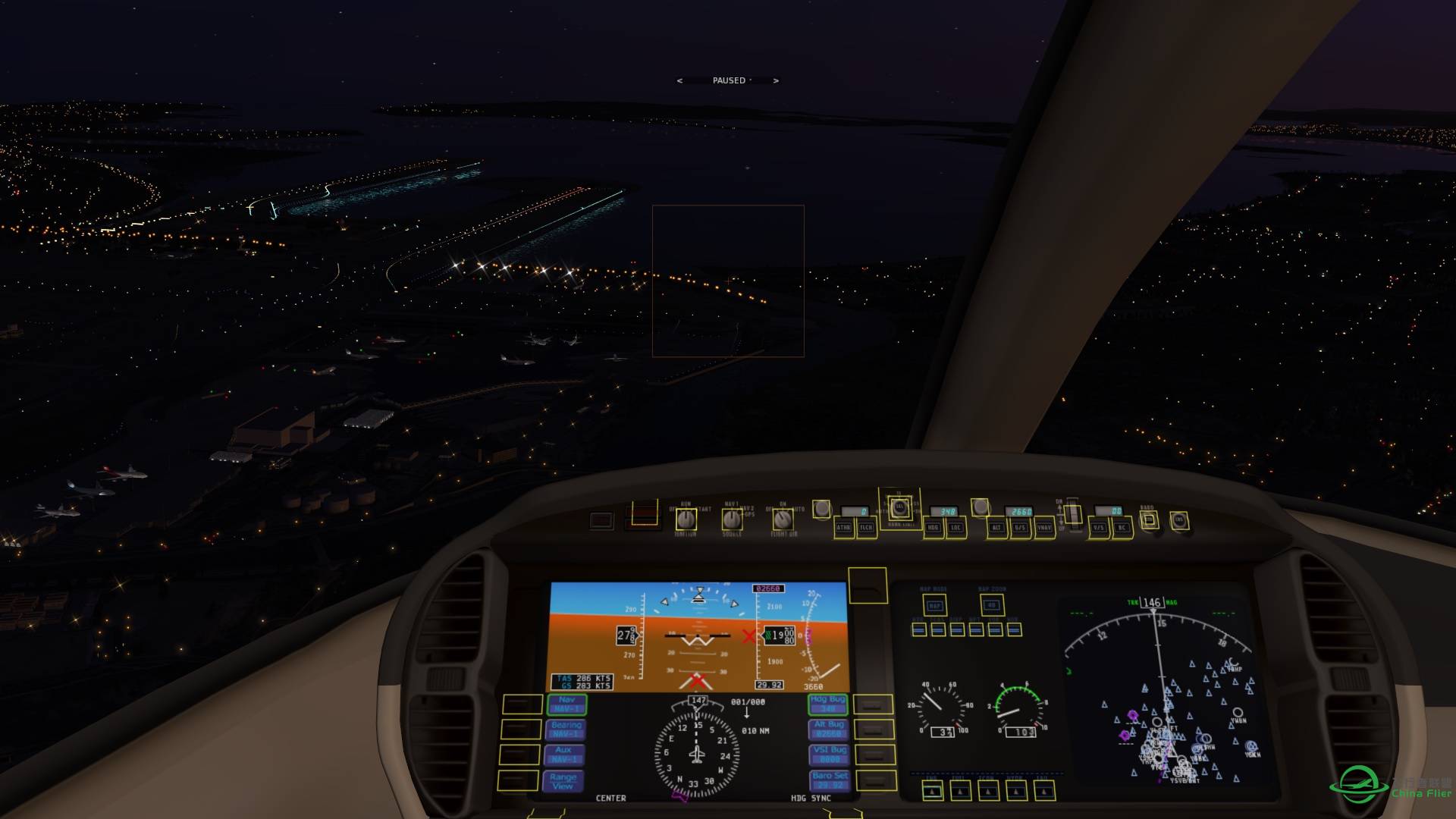 xplane 的夜间效果-6677 