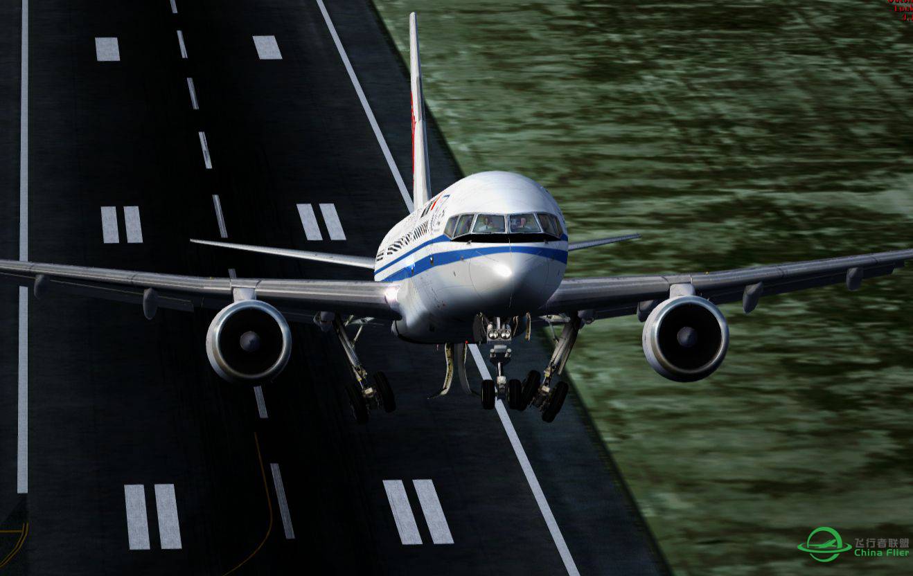 BOEING757空中美男子来了！拉萨-北京，有经典角度哦~~-7691 