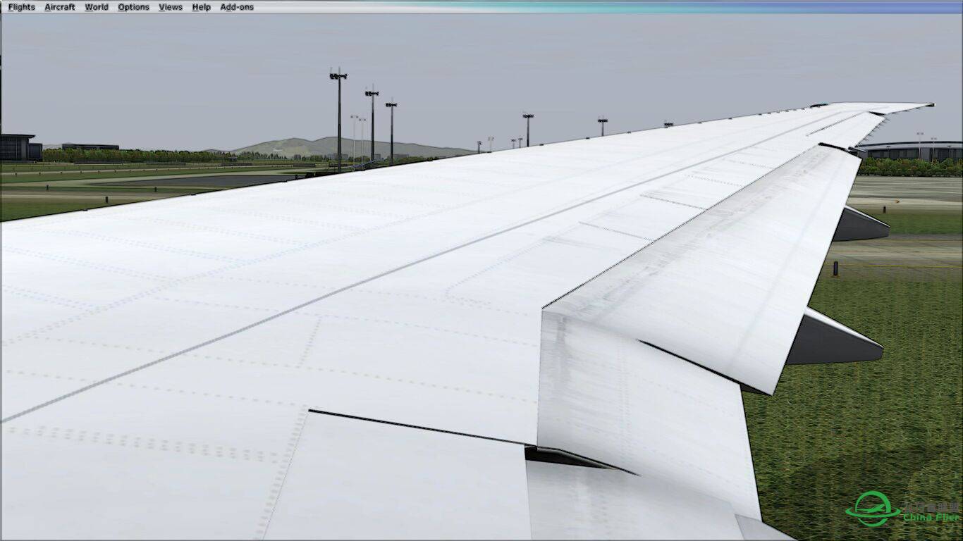 波音777-200LR广州离场 前往香港-1145 