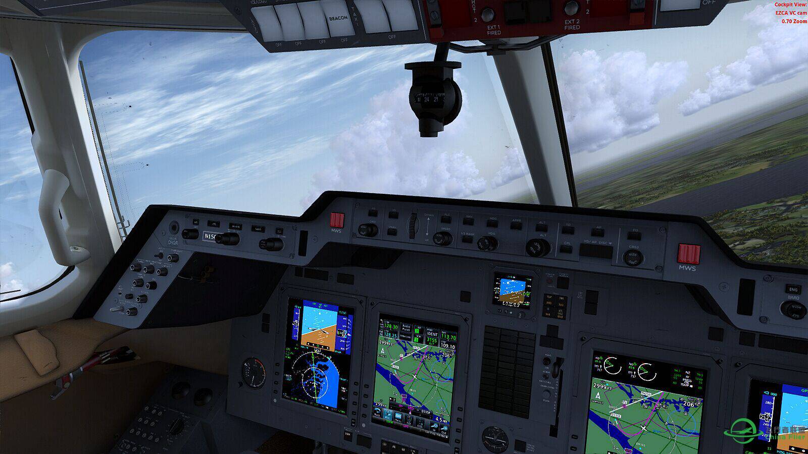 【有视频】豪客850 鹿特丹 ILS-06-9886 