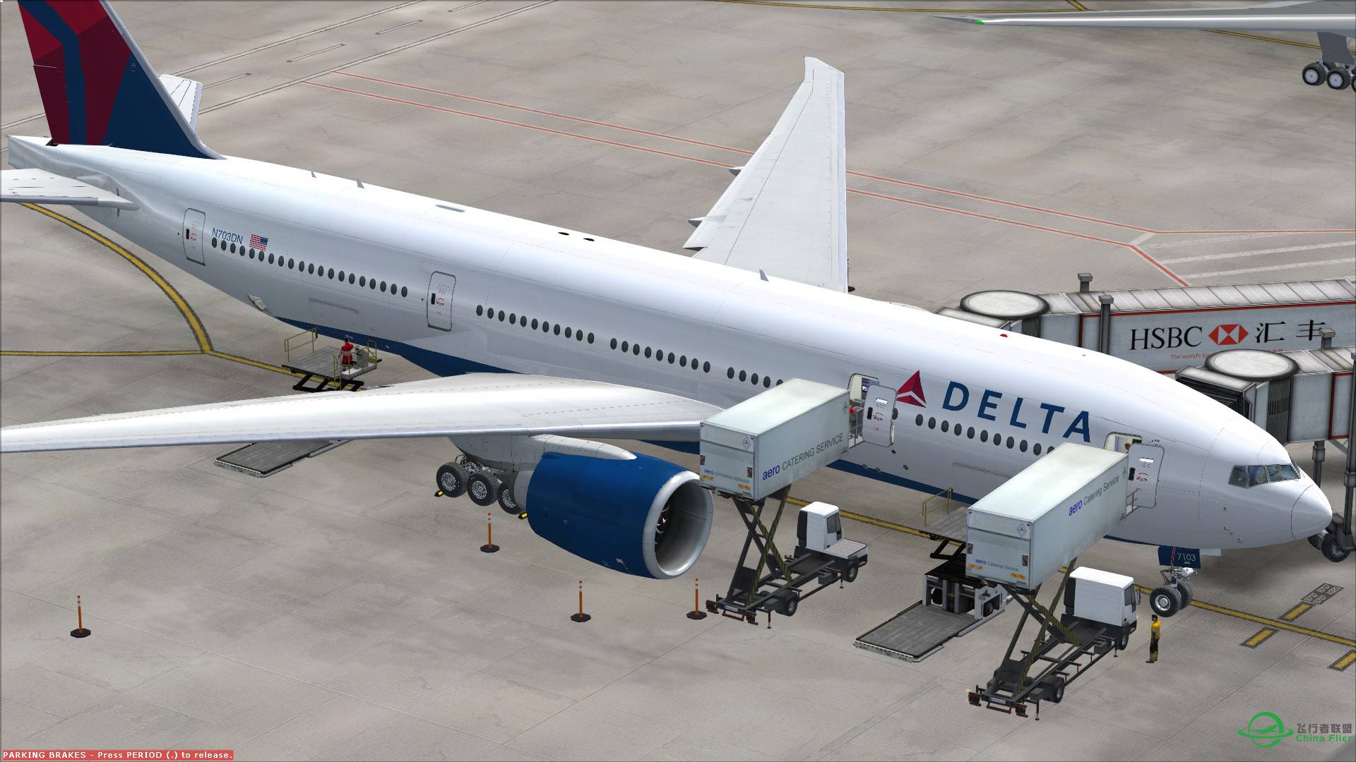 [FSX] 达美航空DL296 浦东-东京成田-6444 