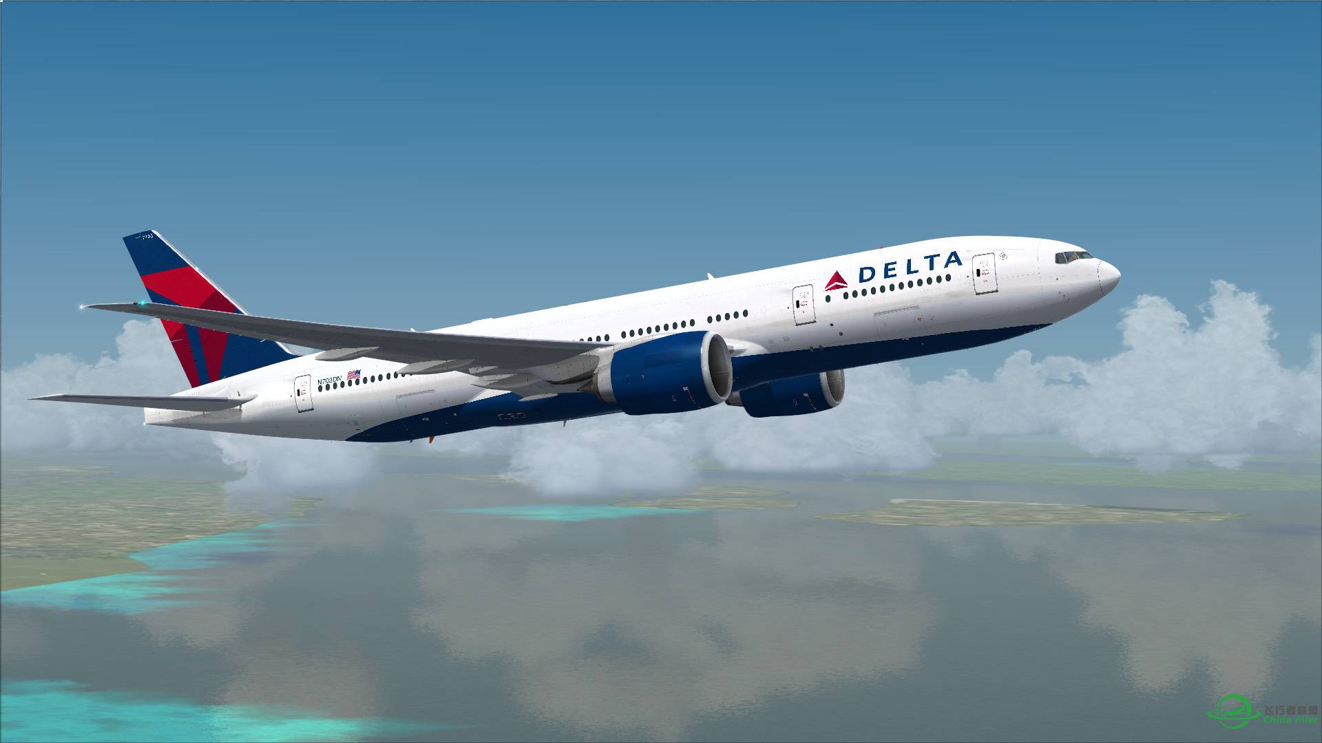 [FSX] 达美航空DL296 浦东-东京成田-7360 