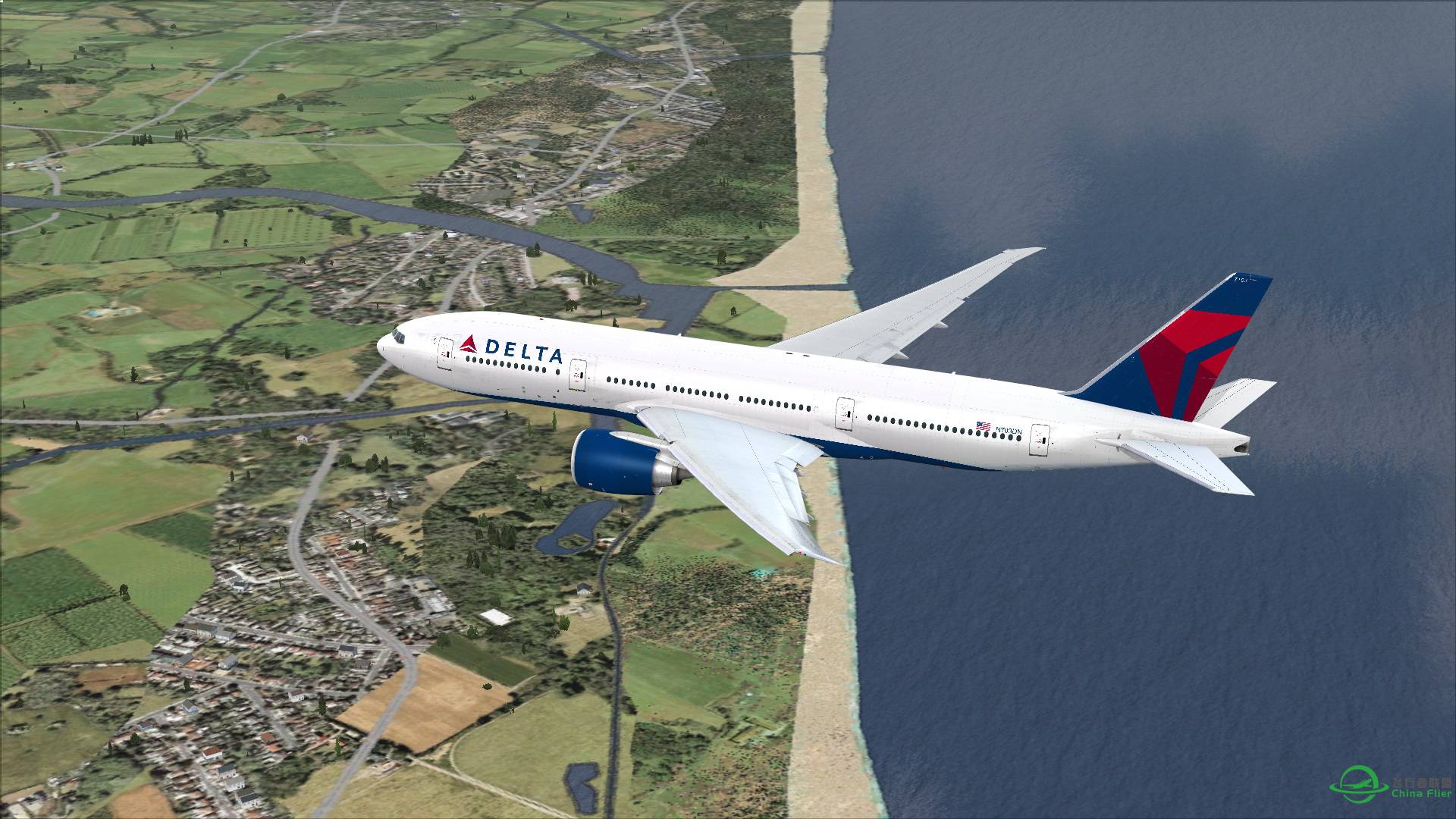 [FSX] 达美航空DL296 浦东-东京成田-267 