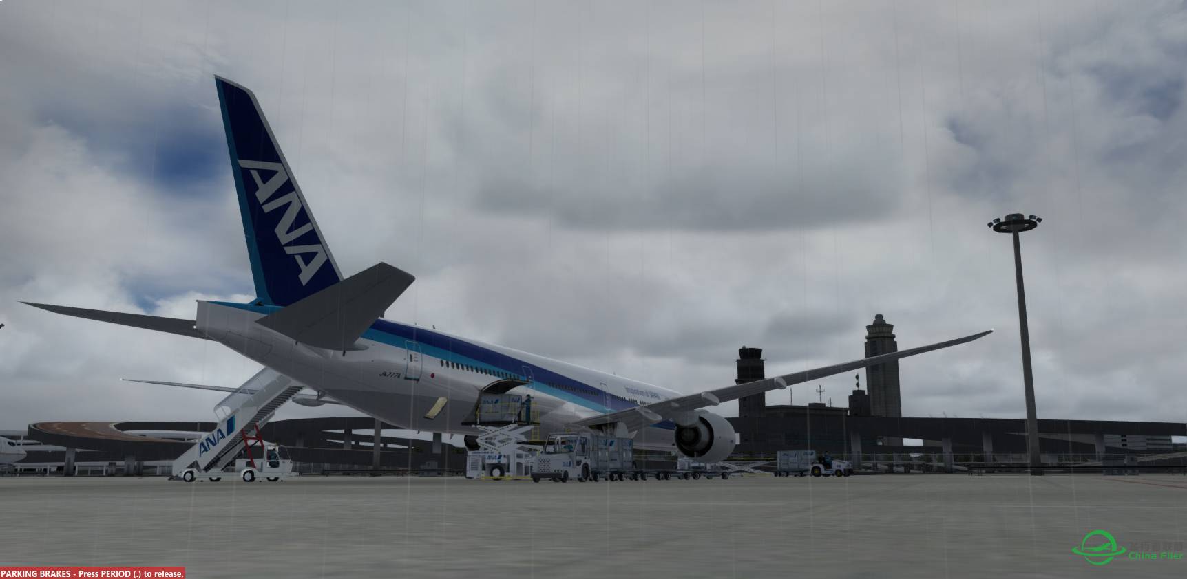 全日空 777W 全日空登机-2001 