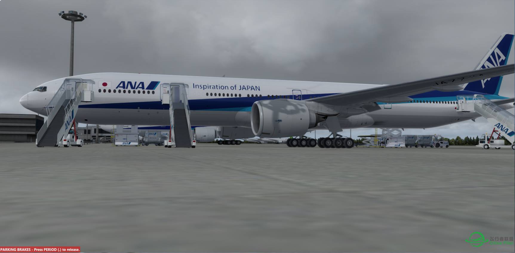 全日空 777W 全日空登机-9073 