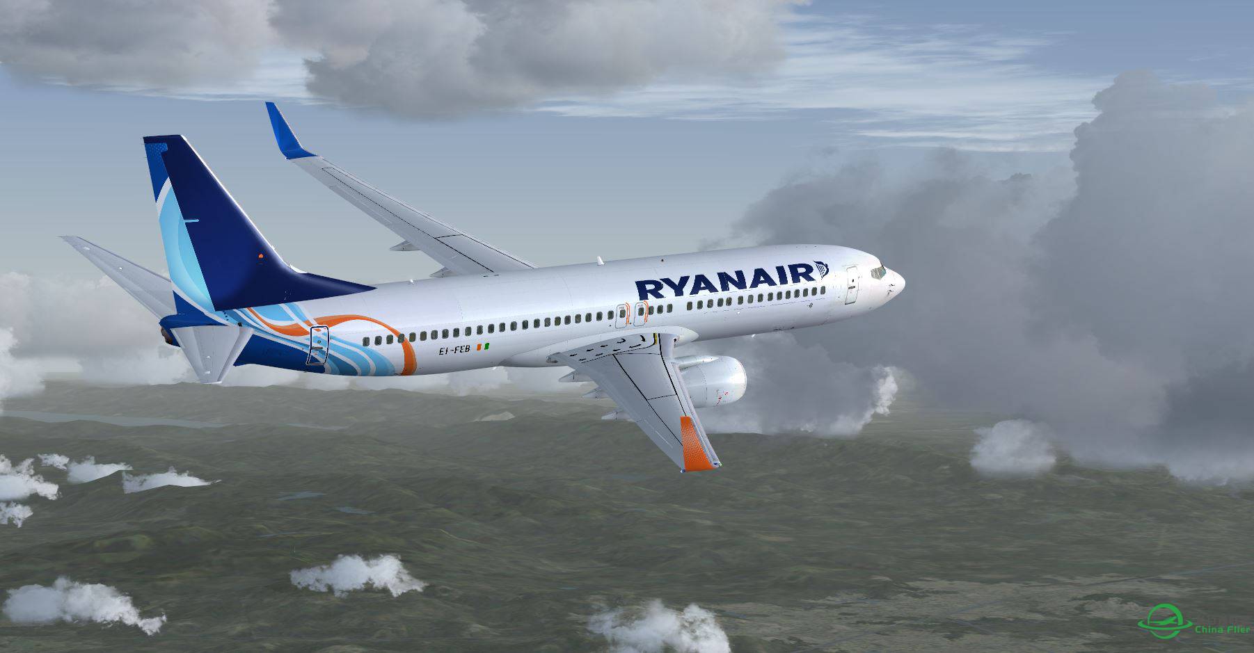 B737 RYAN AIR@ KSFO-504 