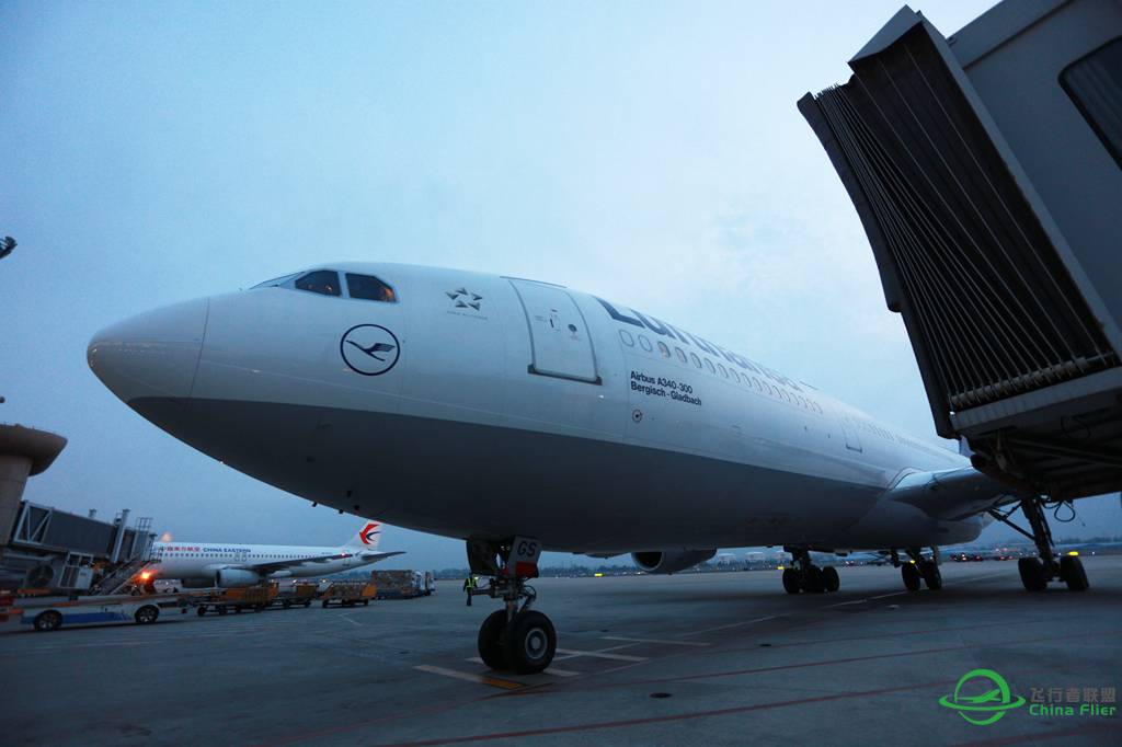 刚出锅一小时的图：汉莎空客A340-300-3762 