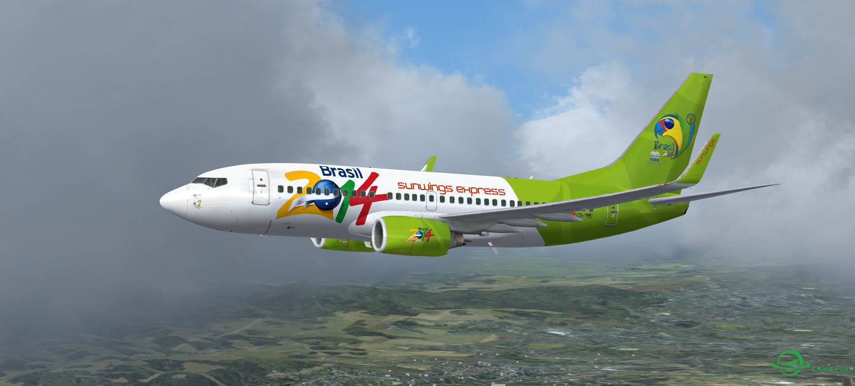 B737 SUNWING EXPRESS @ LIRQ-4270 