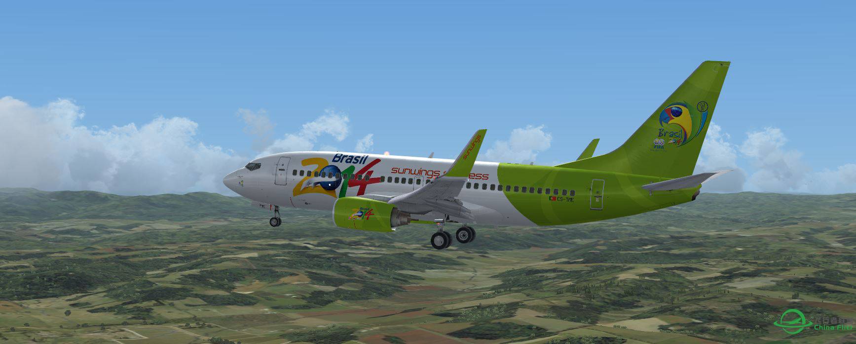 B737 SUNWING EXPRESS @ LIRQ-7880 