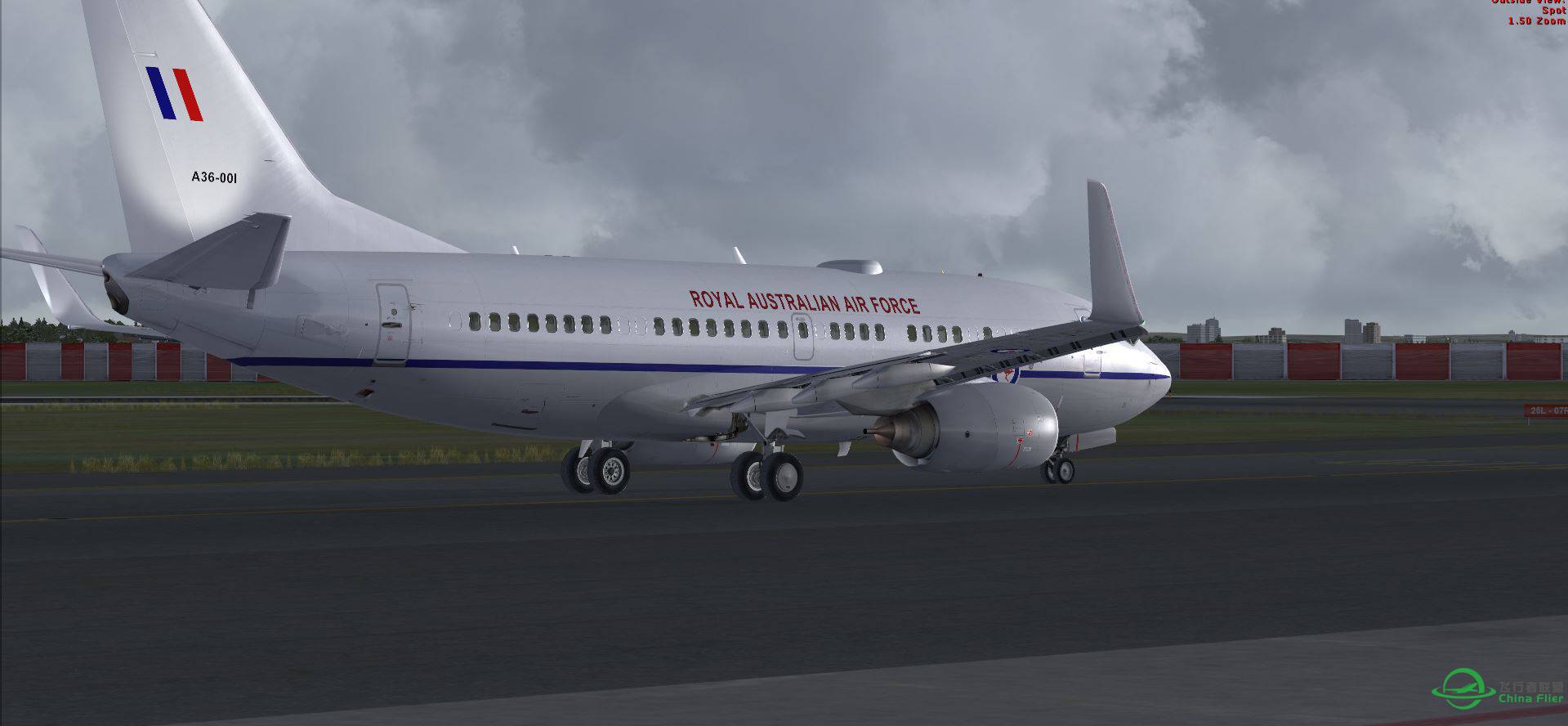B737 AU AF1 @ EBBR-3820 