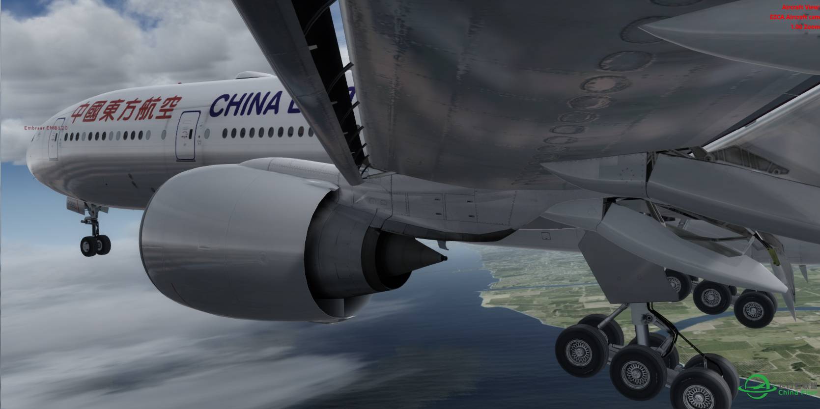 P3Dv3.2 东航 MU589 77W@KSFO-6531 